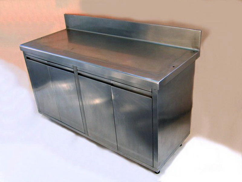 mueble auxiliar inox mueble alt.84x149 5x60 repisas alt.113.5x149 5x40 (75-35-65eu.) 1u